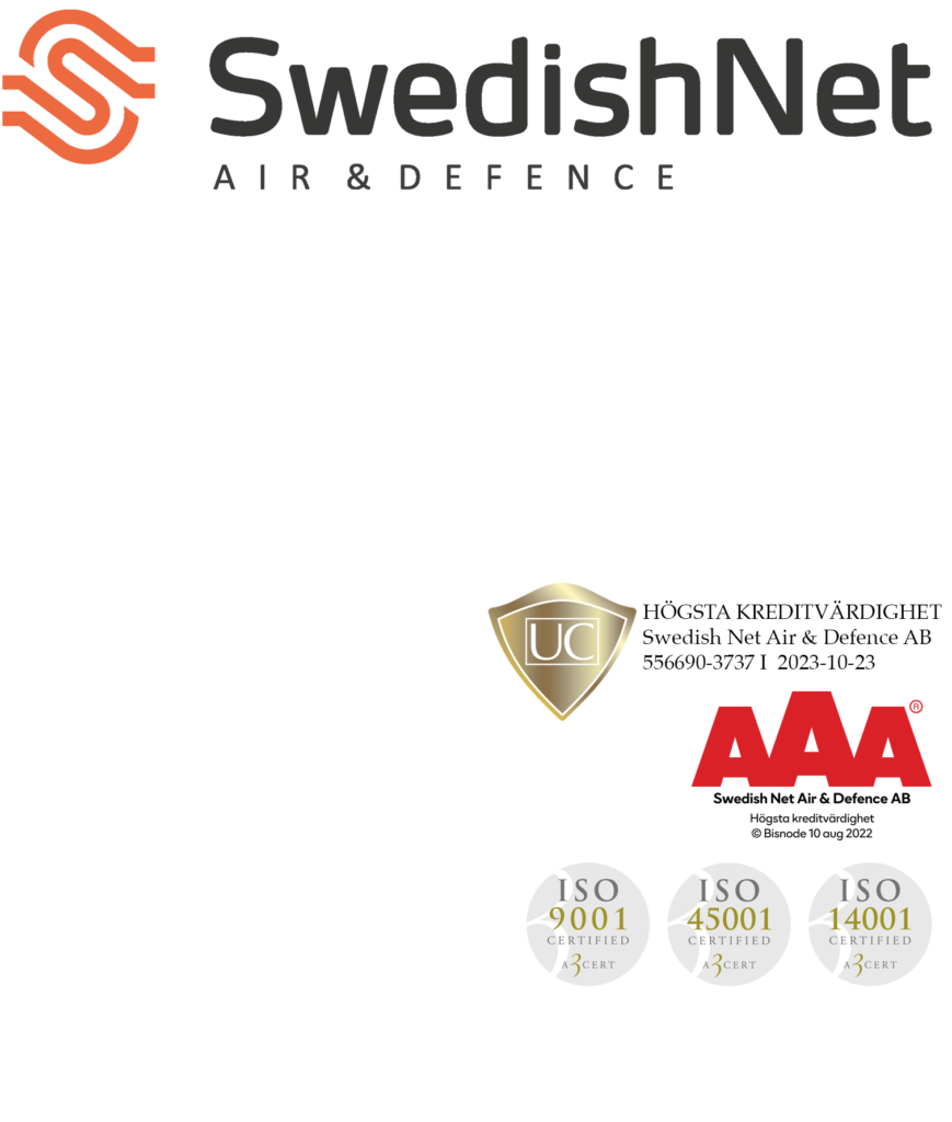 Swedish Net UC Kredit AAA Triple A ISO Certifikat